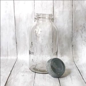 Farmhouse Decor Atlas Glass Half Gallon Mason Jar